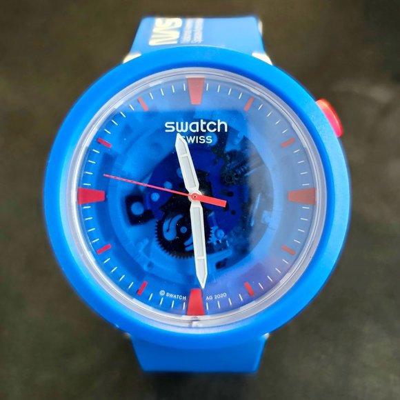 Swatch Other - BIG BOLD NASA "Jumpsuit" Swatch w/EXTRA OEM Jumpsuit strap(!) EUC